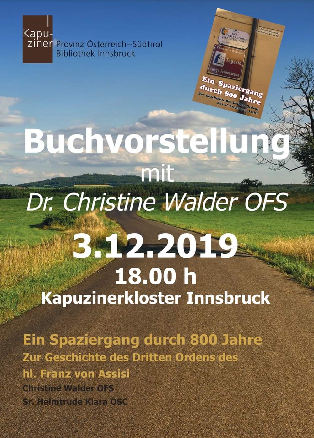 OFS | Ordo Franciscanus Saecularis Österreich | Buchvorstellung_Dezember_2019