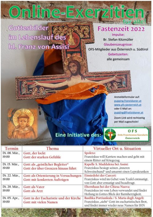 Plakat_OnlineExzerzitien in der Fastenzeit 2022